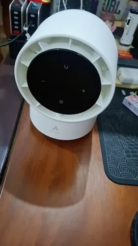 Quạt Đối Lưu Không Khí Thông Minh Thế Hệ Mới: Điều Khiển Từ Xa 20m Xuyên Tường | Góc Quay Rộng, Chạy Êm Ru, Thích Hợp Cho Phòng Ngủ photo review