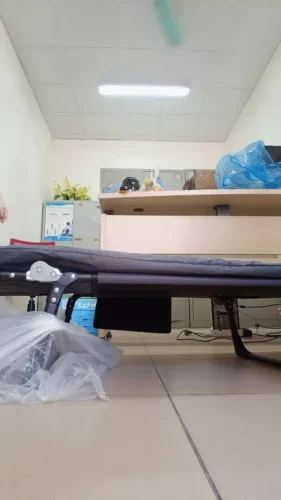 Giường ngủ văn phòng gấp gọn kèm đệm thông minh Trọng tải 100Kg- có sẵn bản 180cm*60cm photo review